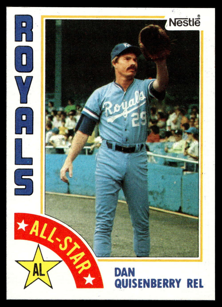 1984 Topps Nestle #407 Dan Quisenberry Near Mint+ 