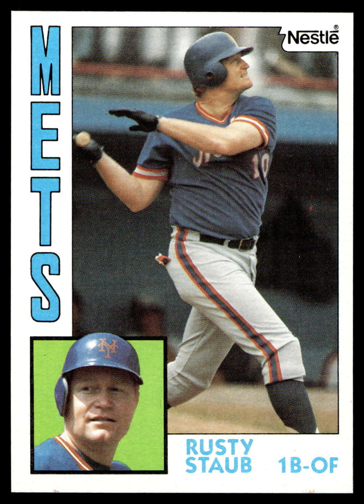 1984 Topps Nestle #430 Rusty Staub Near Mint+ 