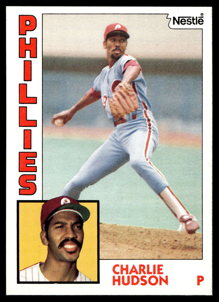 1984 Topps Nestle #432 Charles Hudson Near Mint+ 