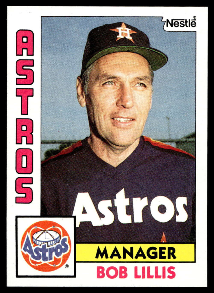 1984 Topps Nestle #441 Bob Lillis Near Mint+ 