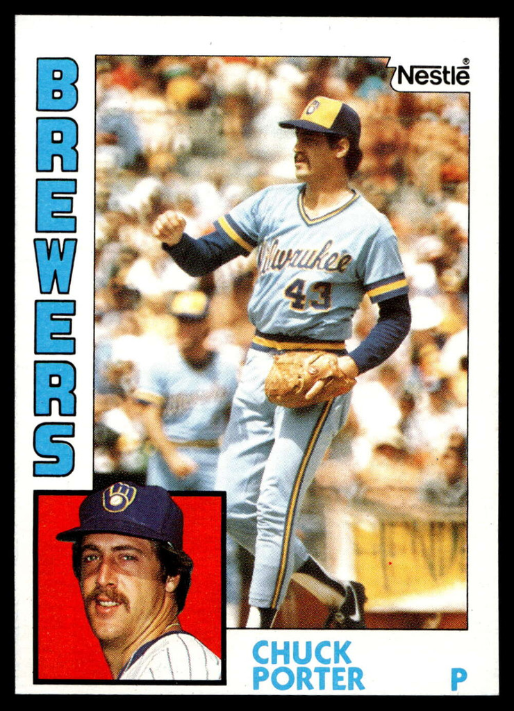 1984 Topps Nestle #452 Chuck Porter Near Mint+ 
