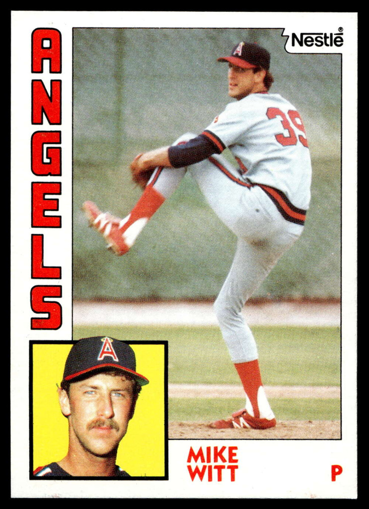 1984 Topps Nestle #499 Mike Witt Near Mint+ 