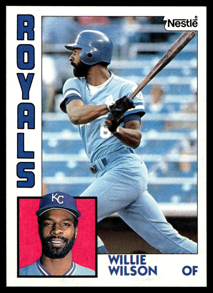 1984 Topps Nestle #525 Willie Wilson Near Mint+ 