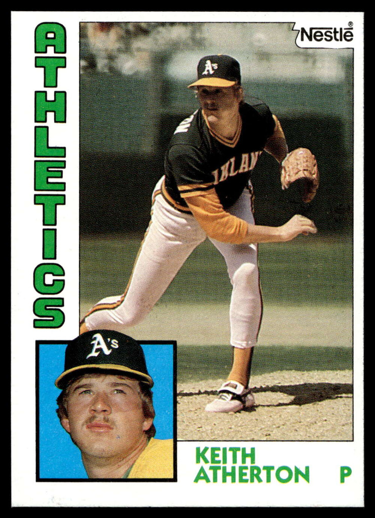 1984 Topps Nestle #529 Keith Atherton Near Mint+ 