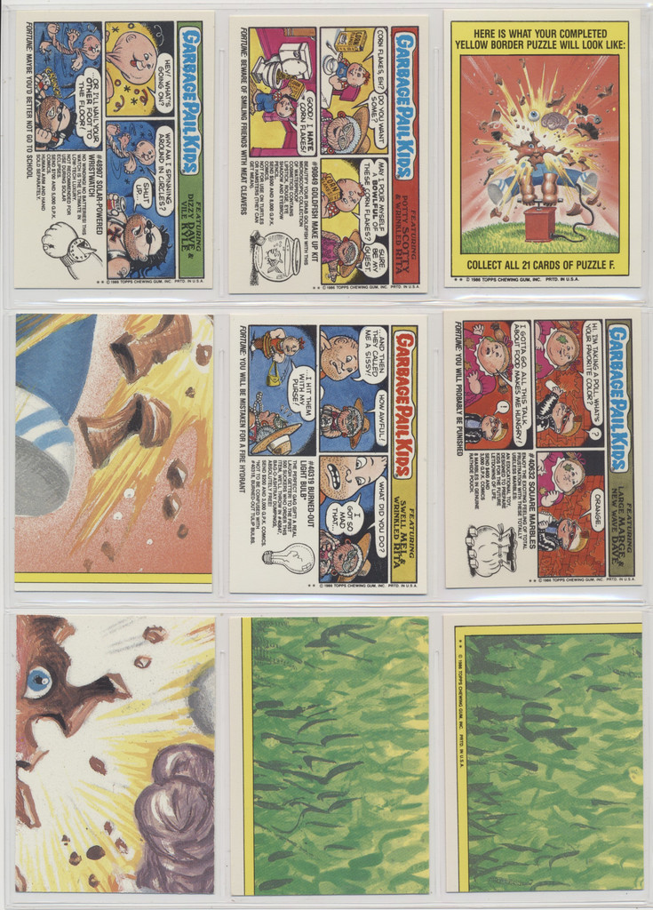 1986 Topps Garbage Pail Kids Series 6 Lot of 20 Different Cards #*sku37402