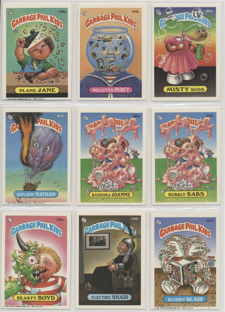 1987 Topps Garbage Pail Kids Series 9 Lot of 29 Different Cards #*sku37403