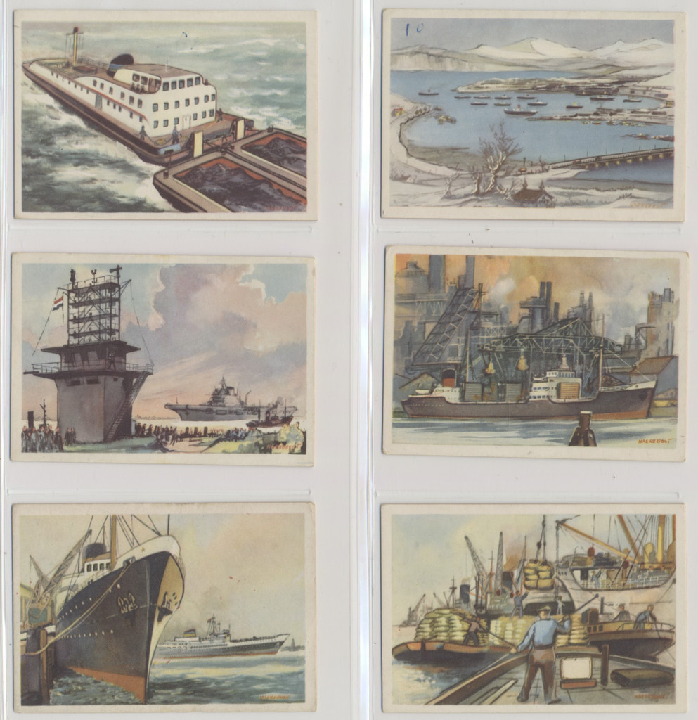 circ. 1940's-1950's Holland Ships & Harbors   #*sku37421