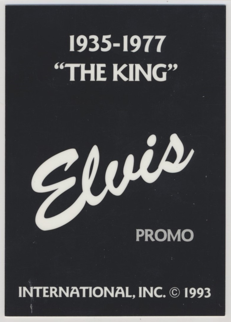 1993 Elvis Promo Hologram Card  #*sku37422