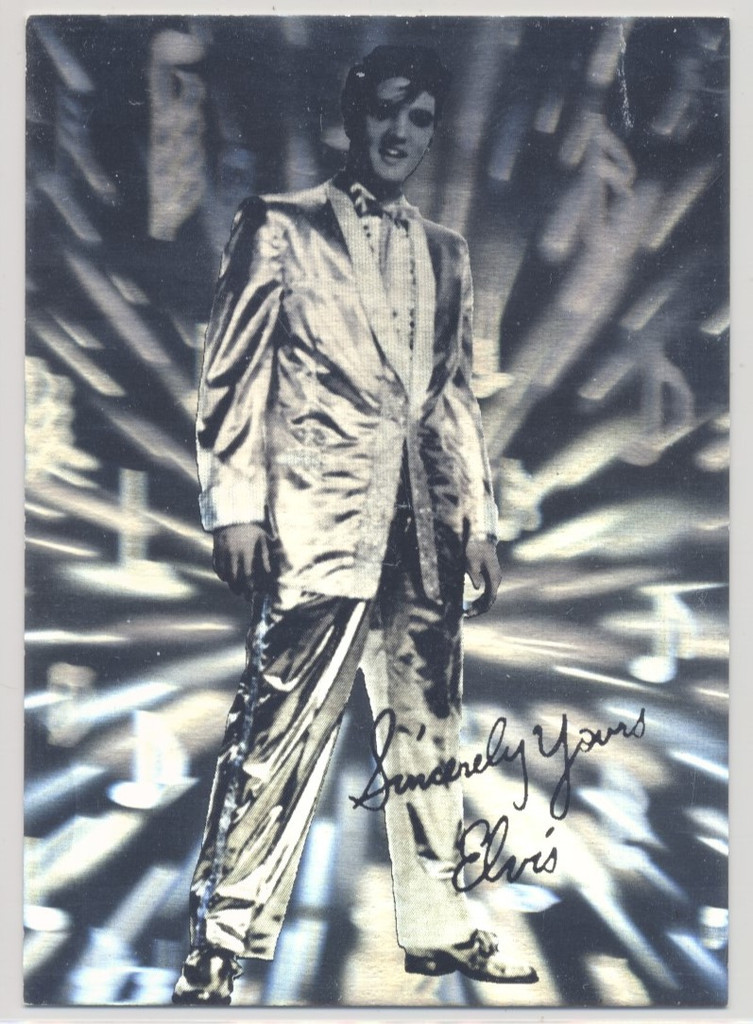 1993 Elvis Promo Hologram Card  #*sku37422