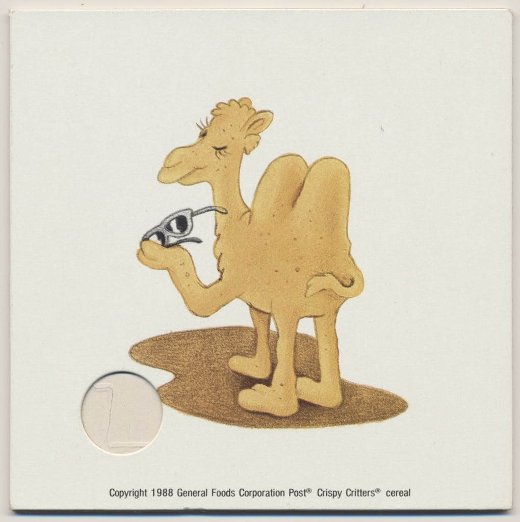 1988 Post Cereal Crispy Critters Crispy's Pals Jigsaw Puzzle Book  #*sku37427