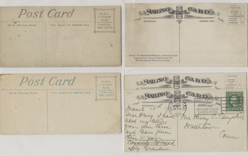 circ. 1910's E257-2 HERSHEY POSTCARDS  Hershey's  Views of Hershey Town  Lot of 8 different post cards with 1 duplicate #*sku37442