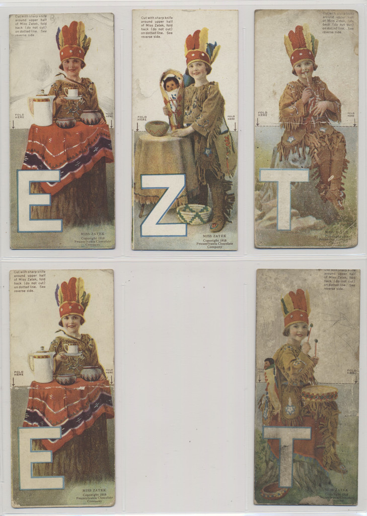1918 E264 Zatek Chocolate Advertising Trading Card   #*sku37443