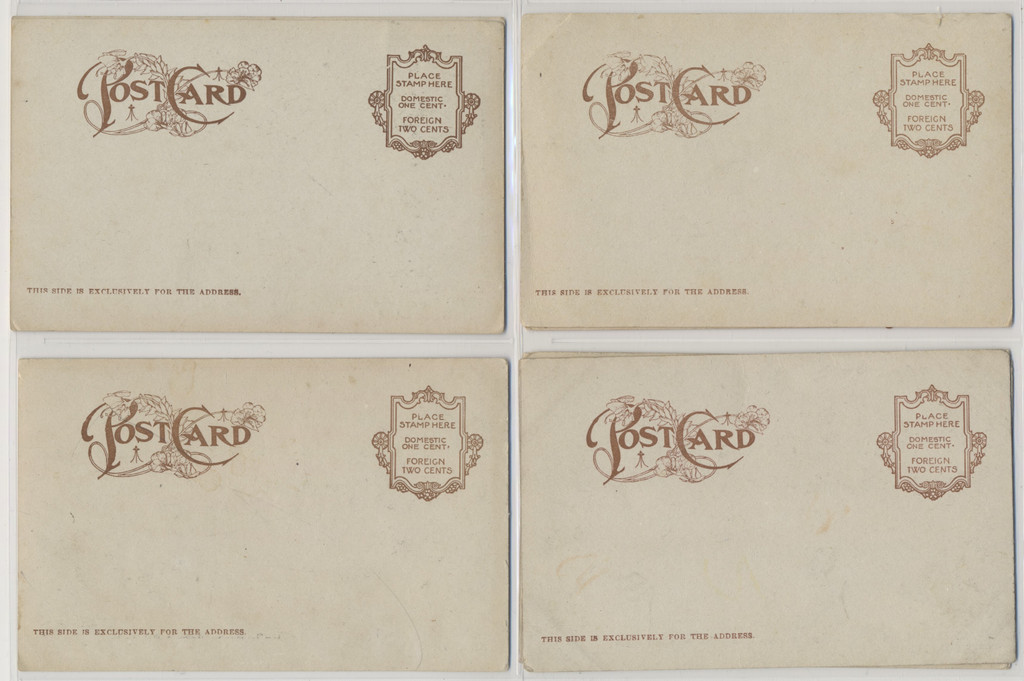 circ. 1900's Zeno Gum Post Cards with U.S. Buildings  Lot of 10 different   #*sku37444