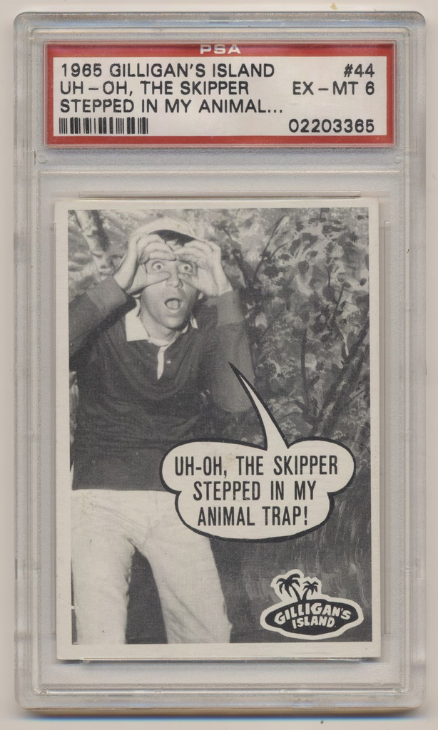 1965 GILLIGAN'S ISLAND #44 UH-OH, THE SKIPPER STEPED...   PSA 6 EX-MT #*sku37447