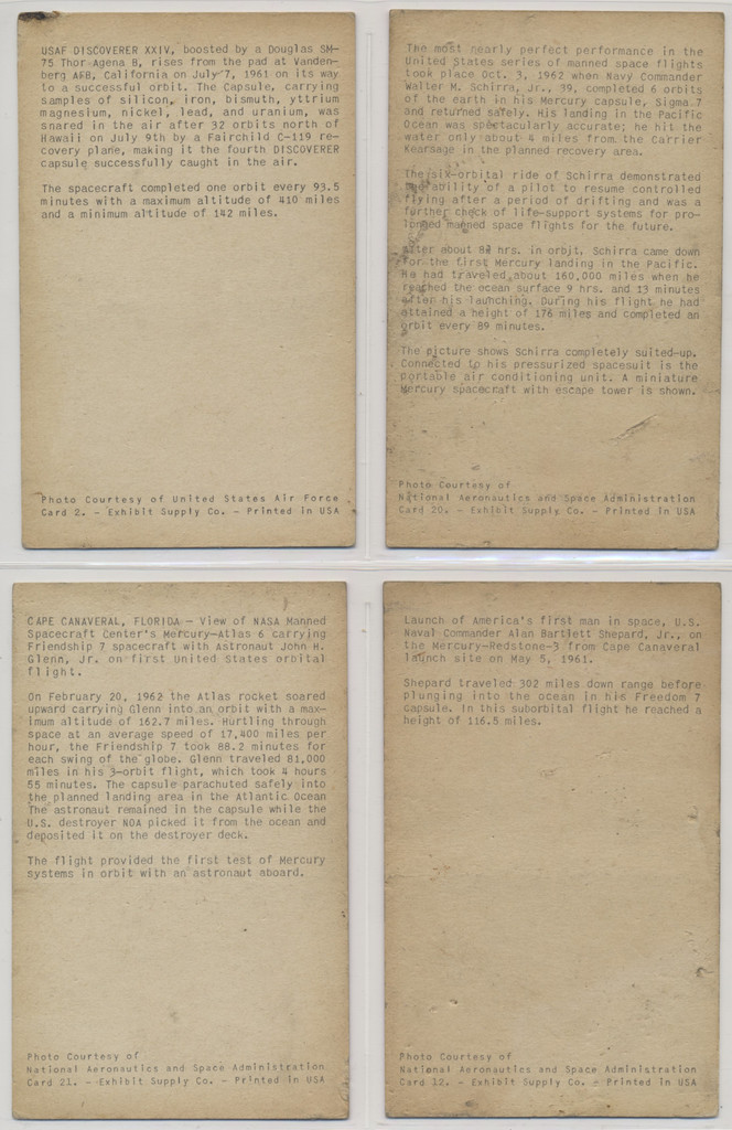 1930's-1960's Exhibit Cards  Lot of 32  #*sku37484
