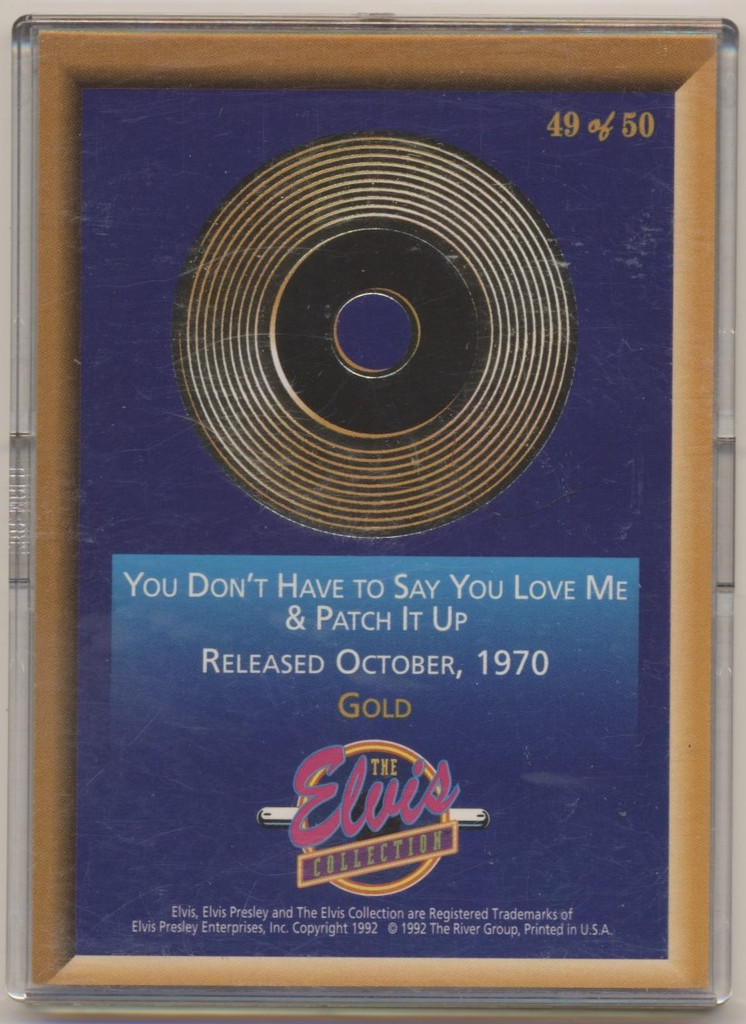 1992 Optiprism River Group Collection Elvis Presley  #*sku37493