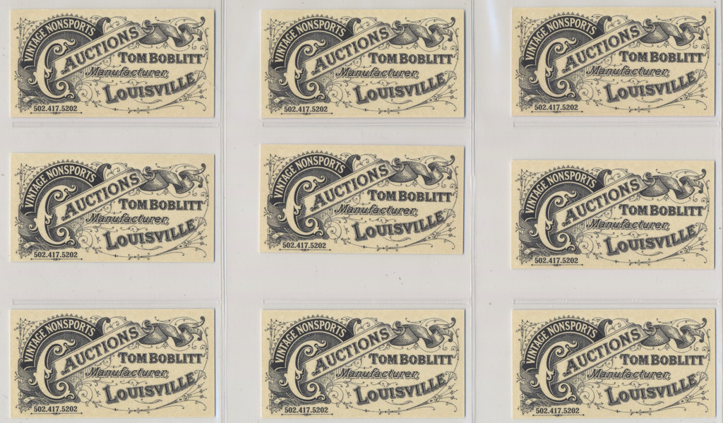 2026 Presidents by Vintage Nonsports Auctions (Tom Boblitt)  Lot of 26  #*sku37507