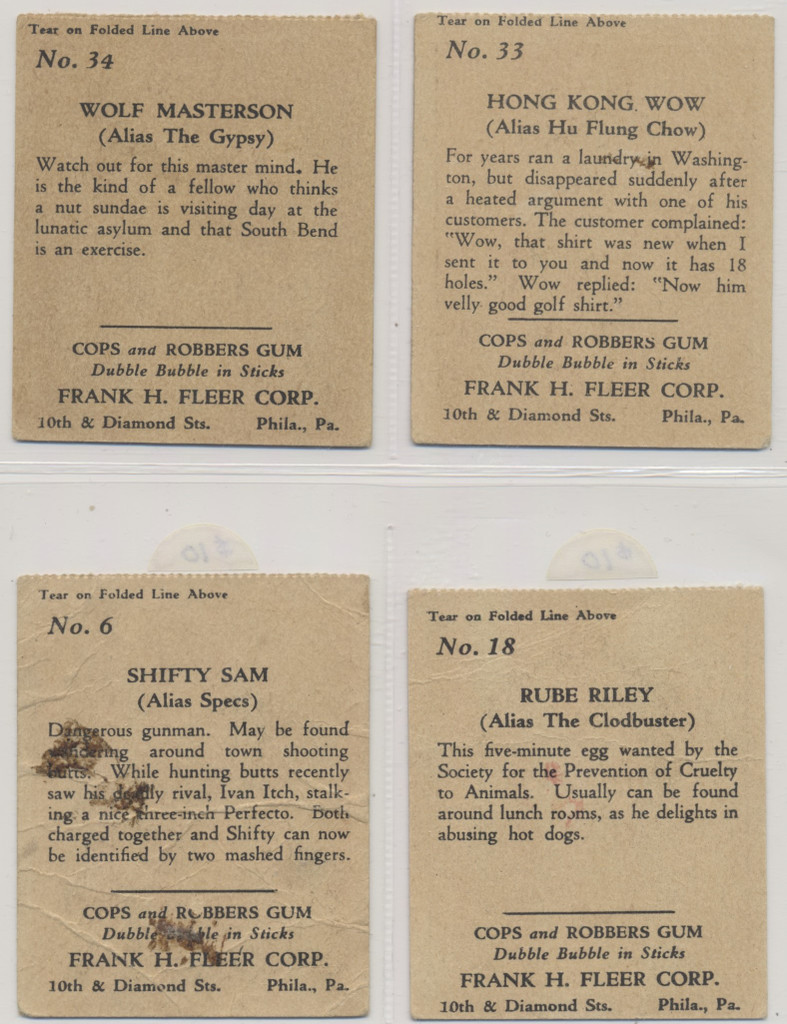 1935 R36 Cops And Robbers  Lot of 13 different cards  #*sku37523