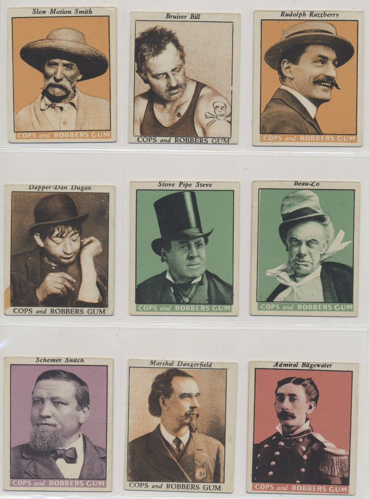 1935 R36 Cops And Robbers  Lot of 13 different cards  #*sku37523