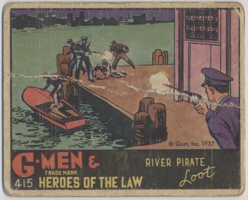 1936 R60 G-MEN & HEROES "HARD HIGH NUMBER"  #415 RIVER PIRATE LOOT    #*sku37547