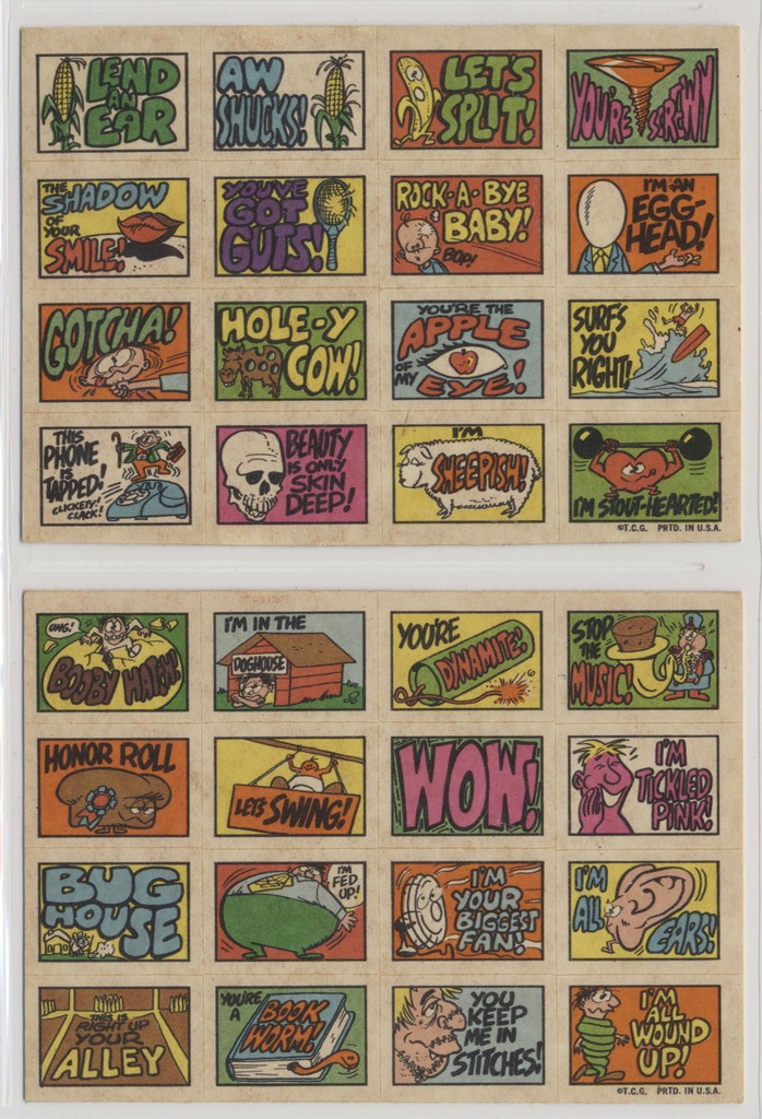 1970 Topps Stacks of Stickers  Lot of 2 Different  #*sku37555