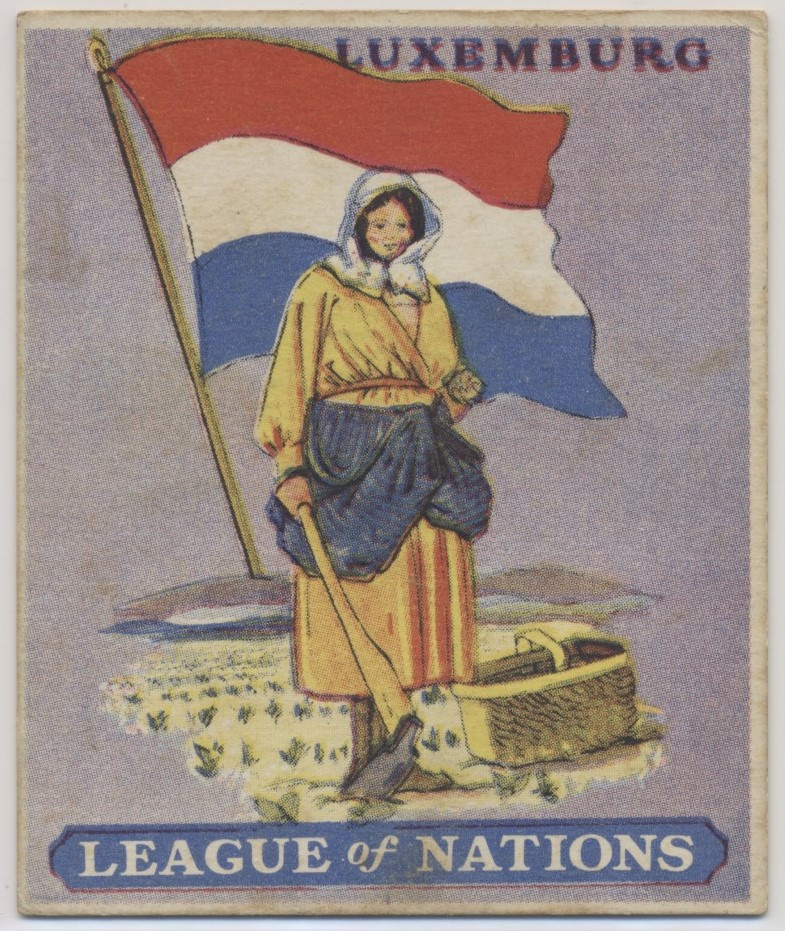 1934 R80 LEAGUE OF NATIONS #31 LUXEMBURG  #*sku37571