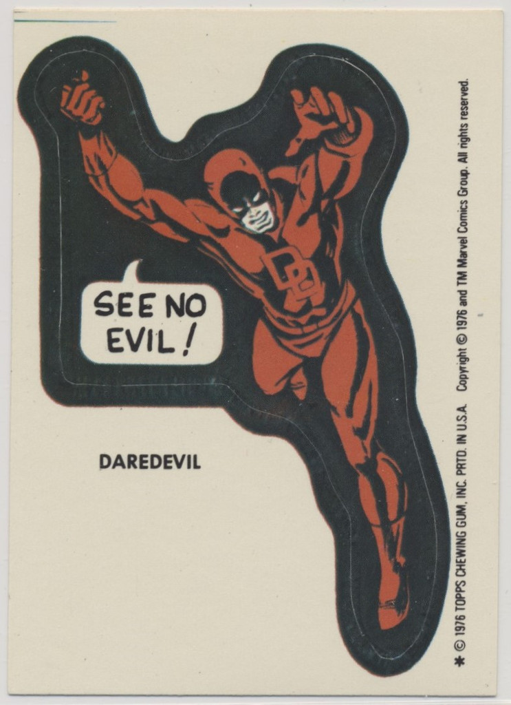 1975 Topps Marvel Super Heroes  Daredevil  (Lot of 10)  #*sku37581
