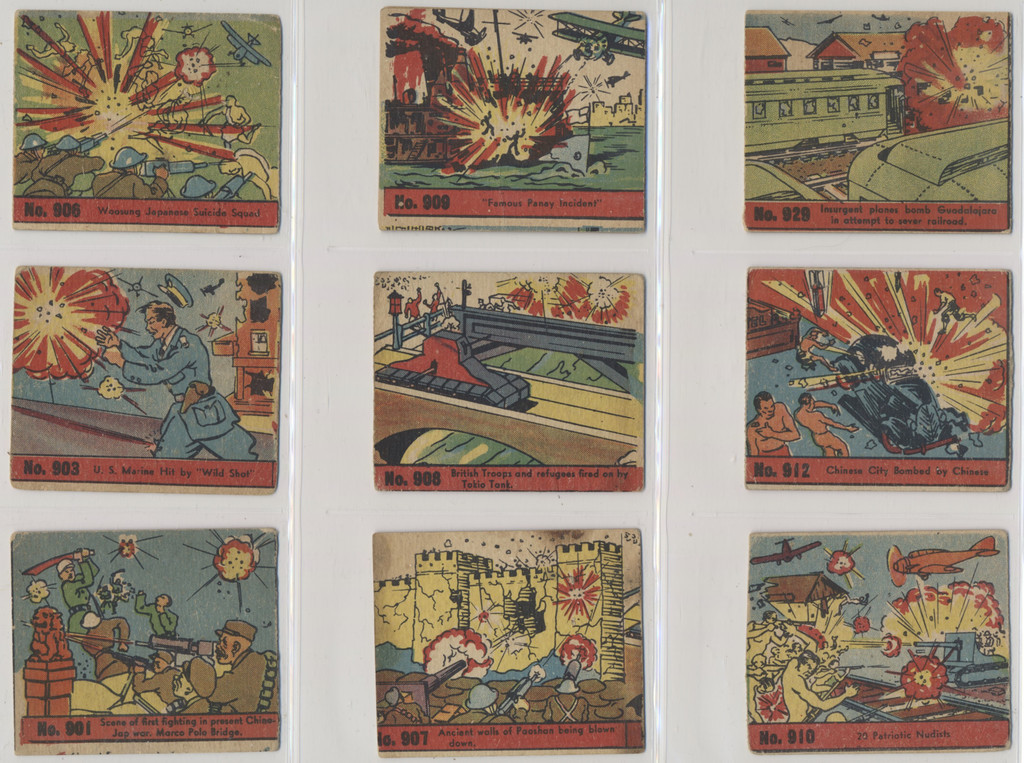 1930's R99 Nightmare Of Warfare  Partial Set 16/48  #*sku37601
