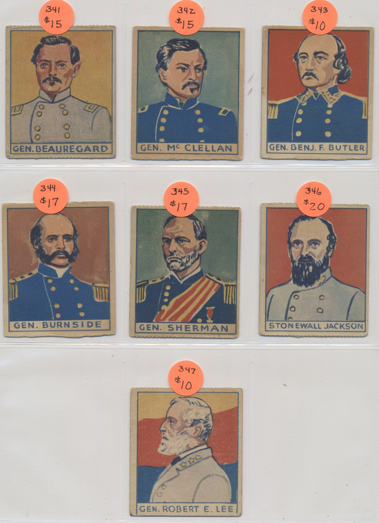 1930's R129 American History Partial Set 34/48  #*sku37616
