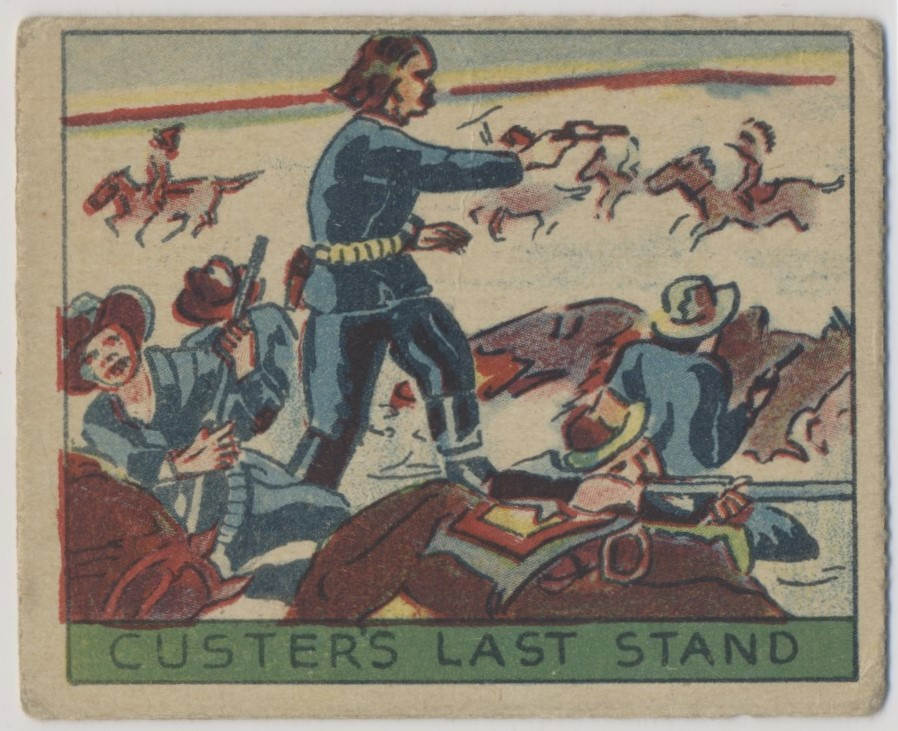 1933 R128-2 Series Of 48 Westerns #209 Custer's Last Stand  #*sku37623