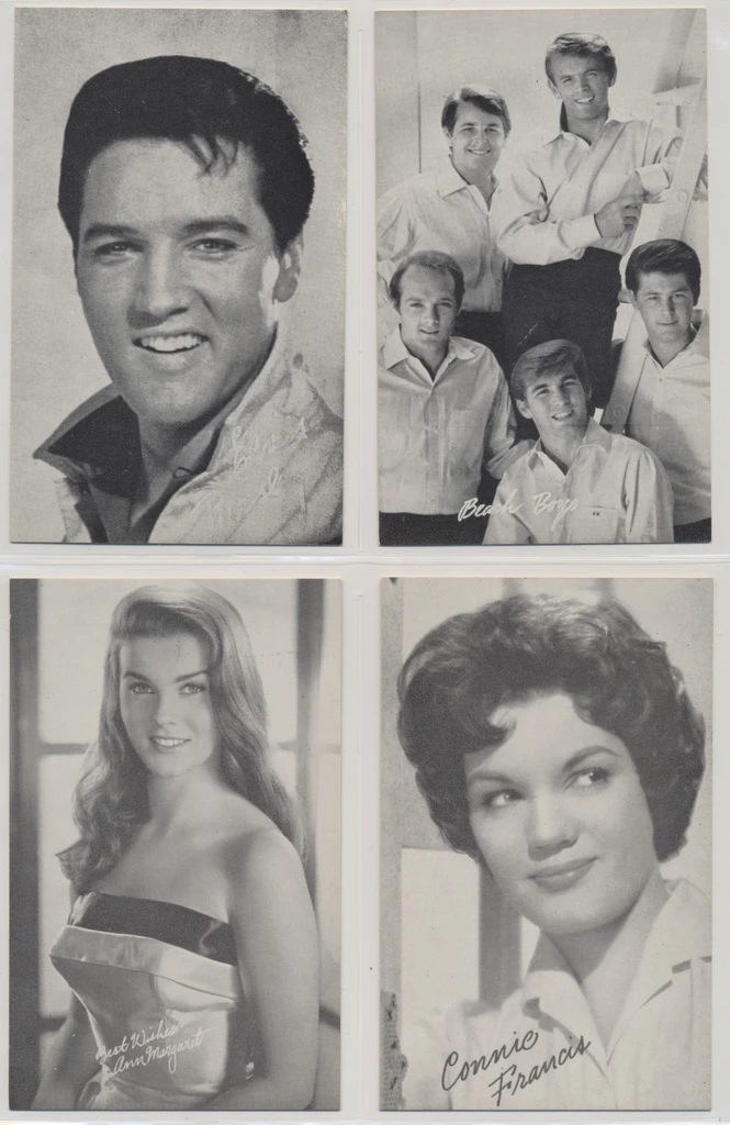 circ. 1960's Arcade Exhibit Cards  Rock & Roll Stars  Set of 64  #*sku37632