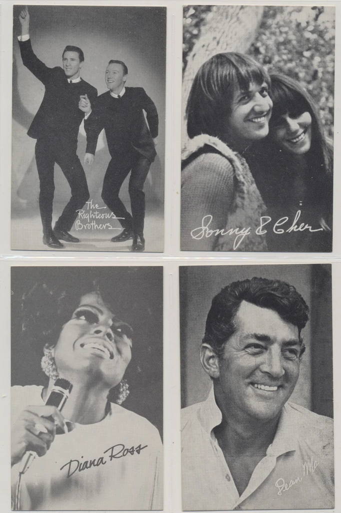 circ. 1960's Arcade Exhibit Cards  Rock & Roll Stars  Set of 64  #*sku37632