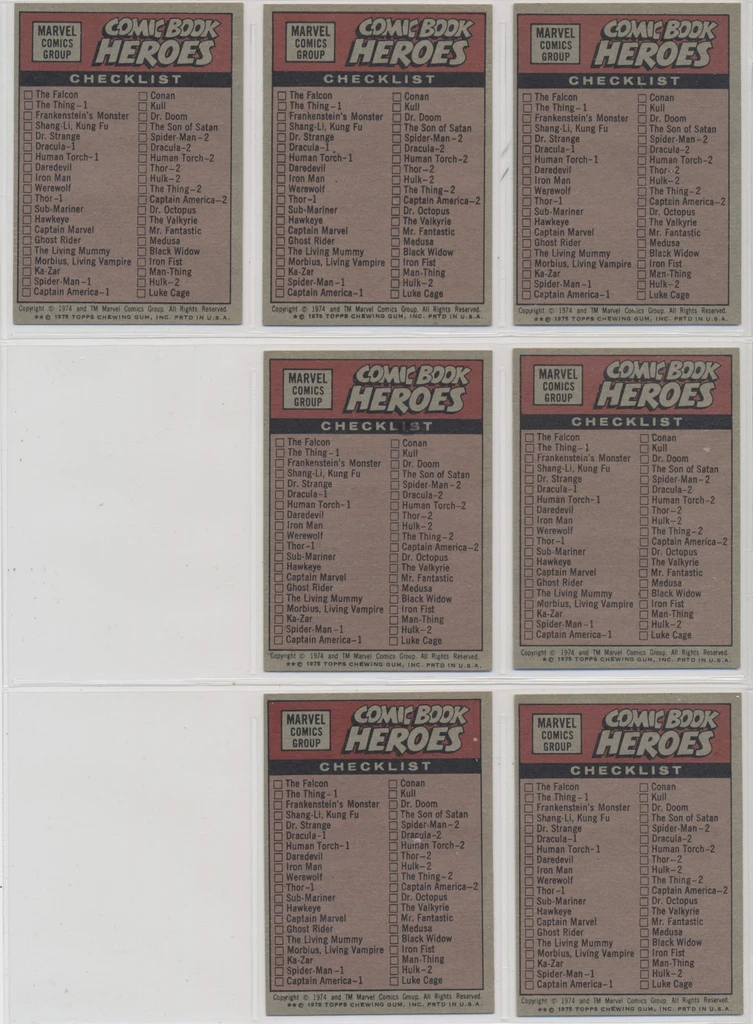 1975 Topps Comic Book Heroes Stickers Partial Set 37/40 Plus Partial Puzzle 7/9  #*sku37638