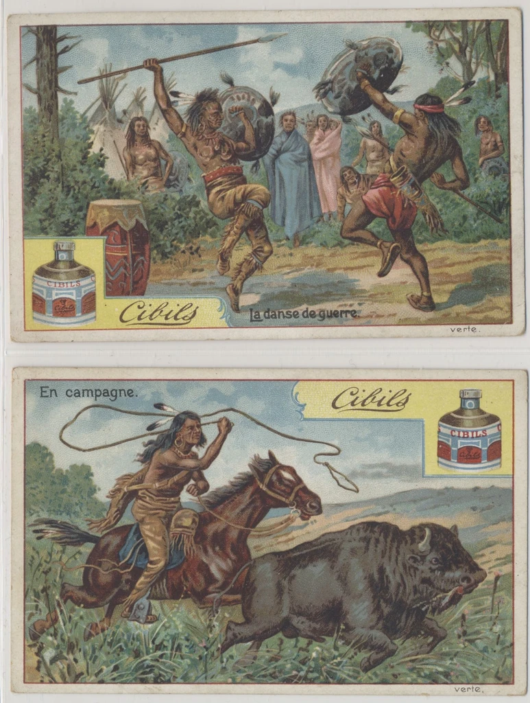 circ. 1900's Cibils  Indian Scenes  Lot of 6 different  #*sku37640