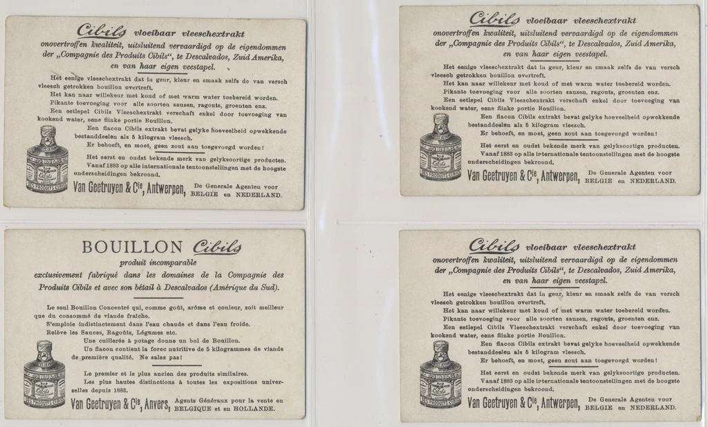 circ. 1900's Cibils  Indian Scenes  Lot of 6 different  #*sku37640