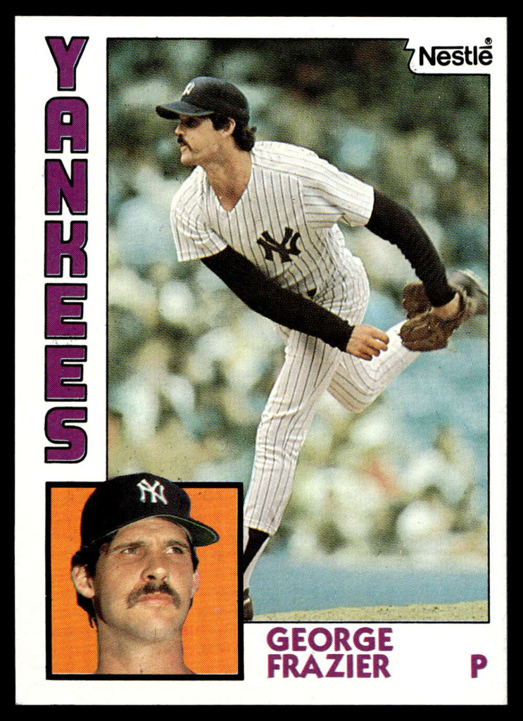 1984 Topps Nestle #539 George Frazier Near Mint+ 