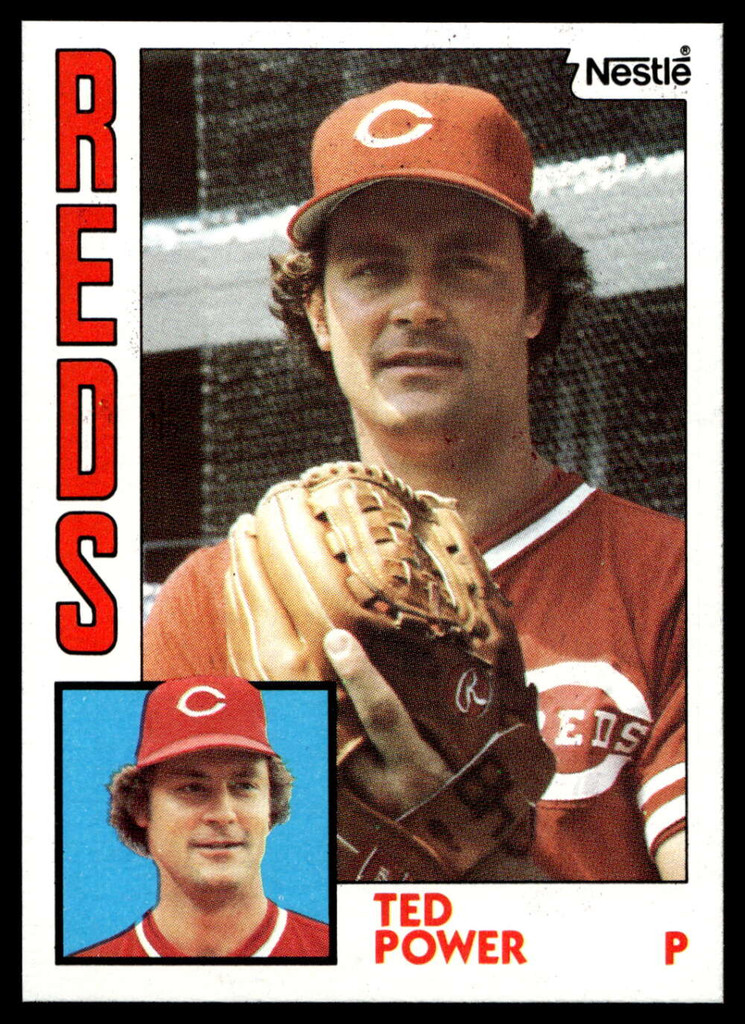 1984 Topps Nestle #554 Ted Power Near Mint+ 