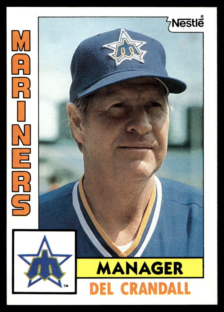 1984 Topps Nestle #721 Del Crandall Near Mint+ 