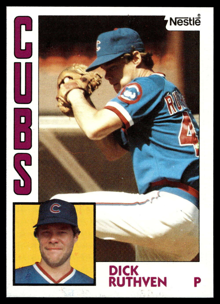 1984 Topps Nestle #736 Dick Ruthven Near Mint+ 