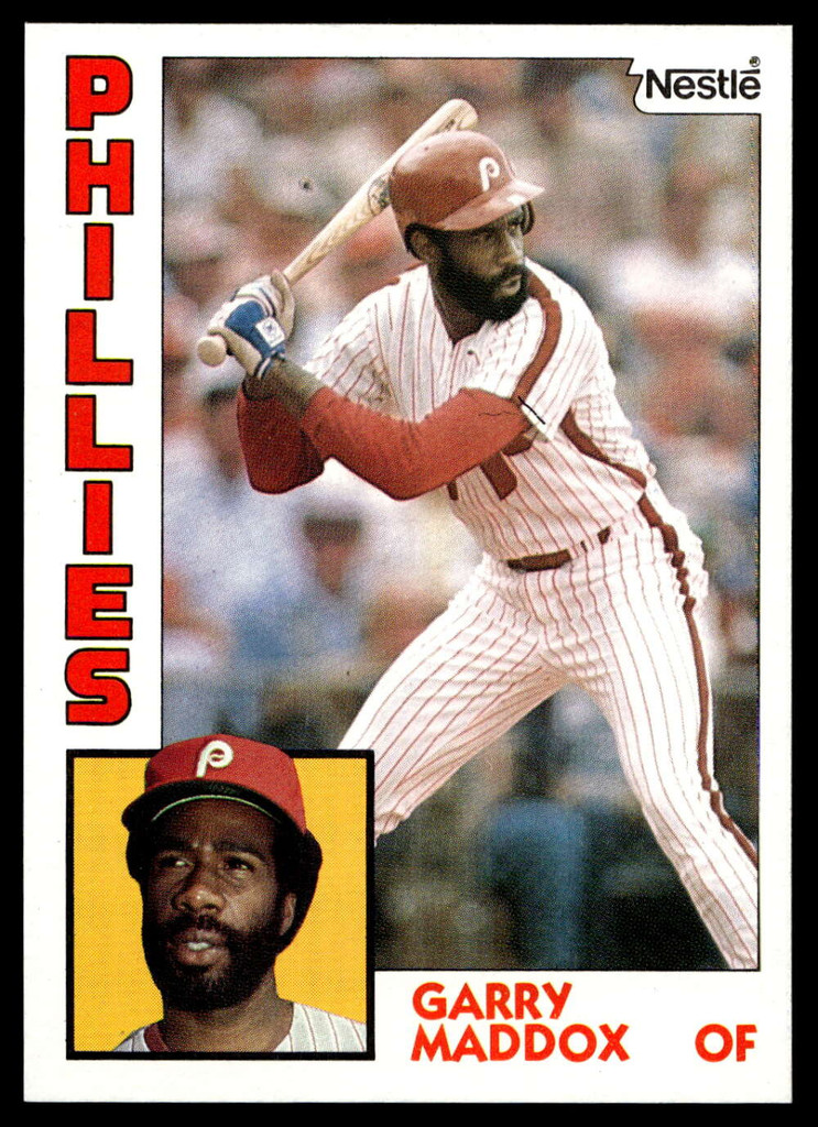 1984 Topps Nestle #755 Garry Maddox Near Mint+ 