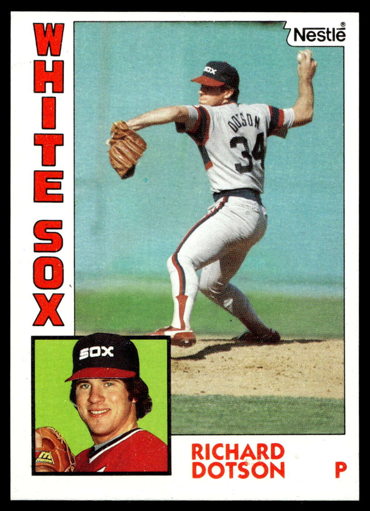 1984 Topps Nestle #759 Richard Dotson Near Mint+ 
