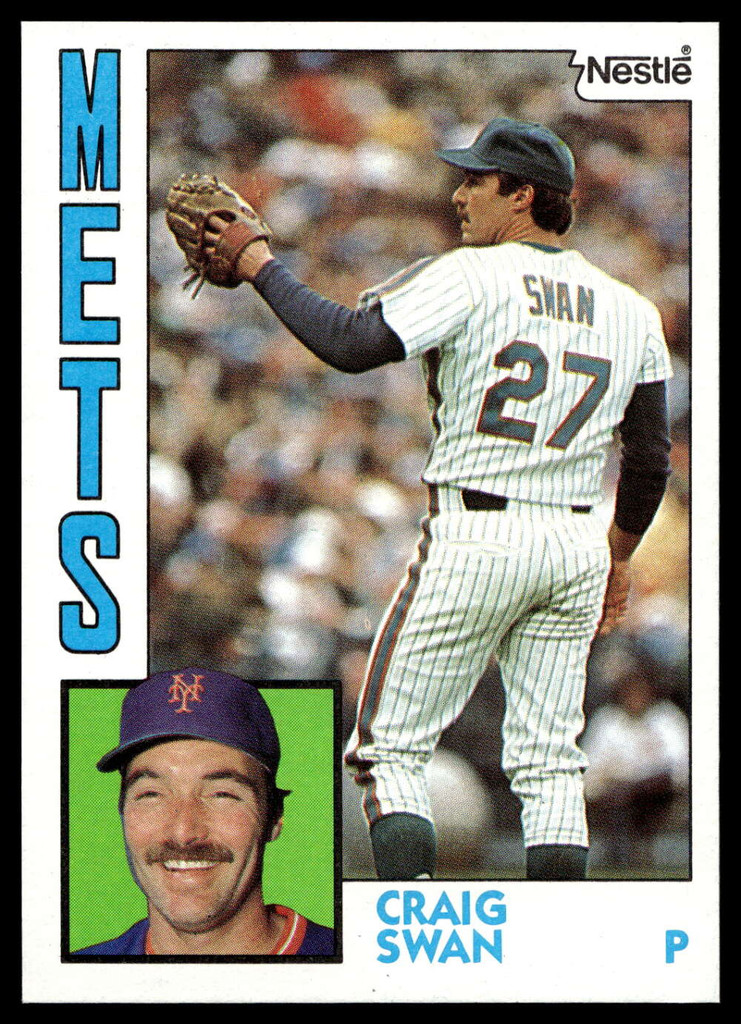 1984 Topps Nestle #763 Craig Swan Near Mint+ 