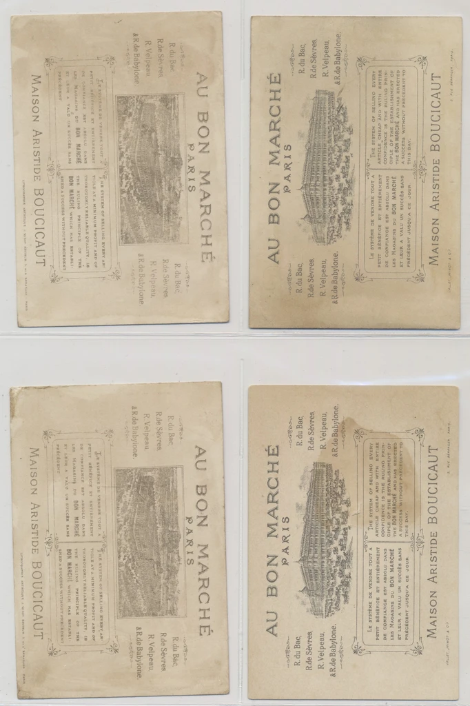 circ. 1900's Paris, France  Au Bon Marche  Adventures in Africa  Lot of 18  #*sku37654