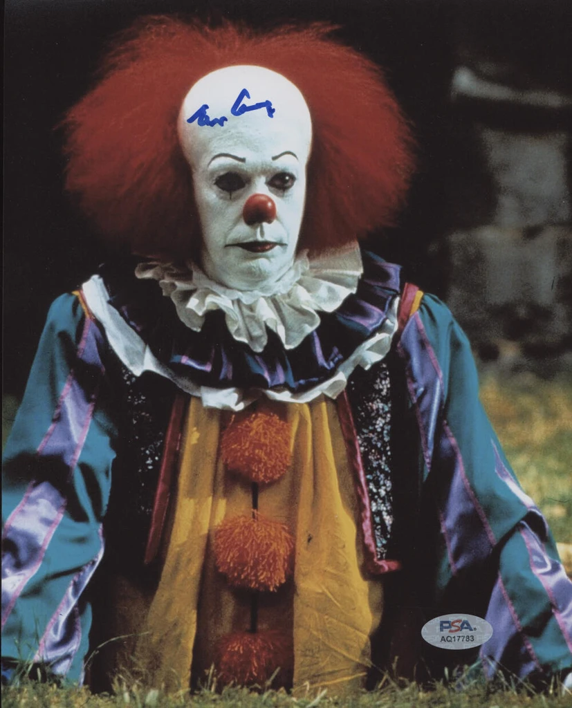 Tim Curry IT Pennywise Clown Signed 8x10 Photo PSA Authenticated
