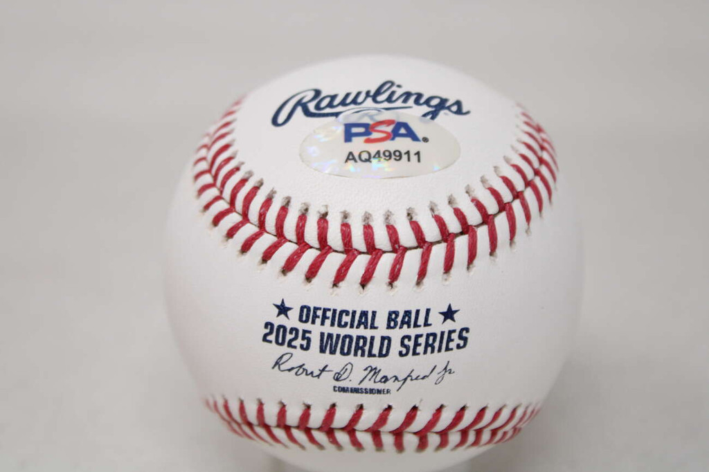 Blake Snell Baseball PSA/DNA Autograph Signed Dodgers 2025 World Series Ball