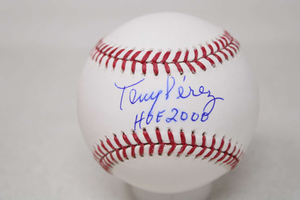 Tony Perez Baseball JSA Autograph Signed Reds HOF 2000