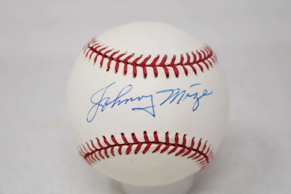 Johnny Mize Baseball JSA Autograph Signed Yankees ID: 524849