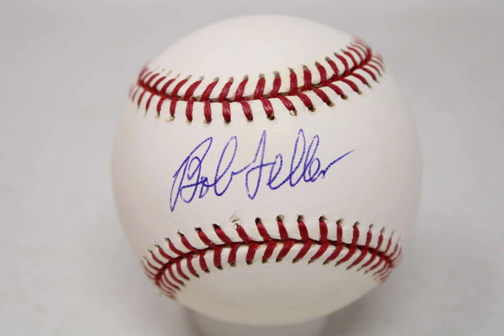 Bob Feller Baseball JSA Autograph Signed Indians ID: 524858