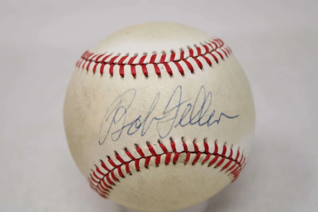 Bob Feller Baseball JSA Autograph Signed Indians ID: 524863