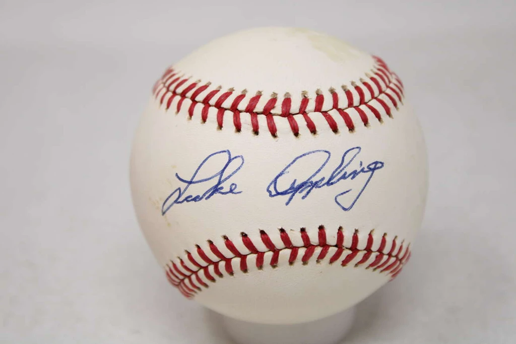 Luke Appling Baseball JSA Autograph Signed White Sox